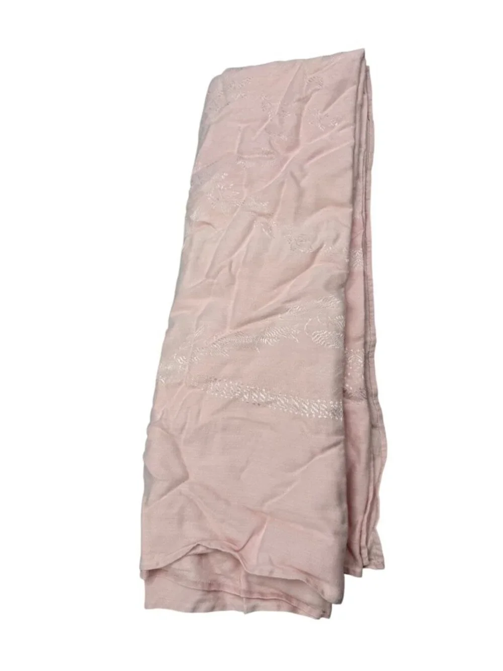 light Pink Embroidered tablecloth rectangle floral Easter spring 52x70